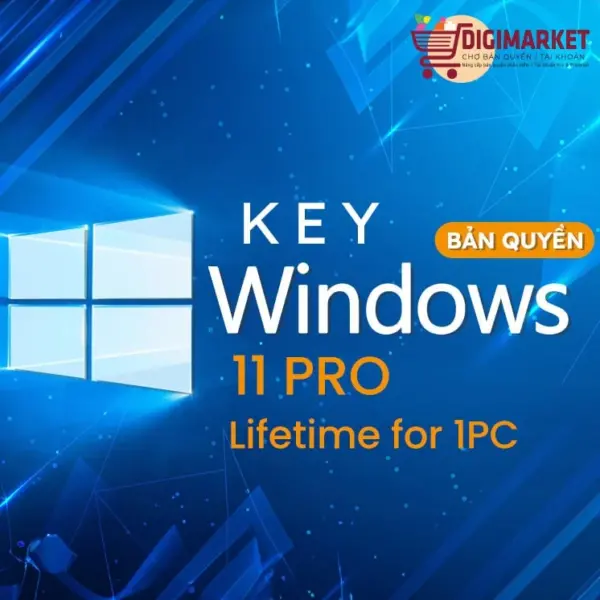Key active Windows 11 Pro bản quyền chính hãng Microsoft